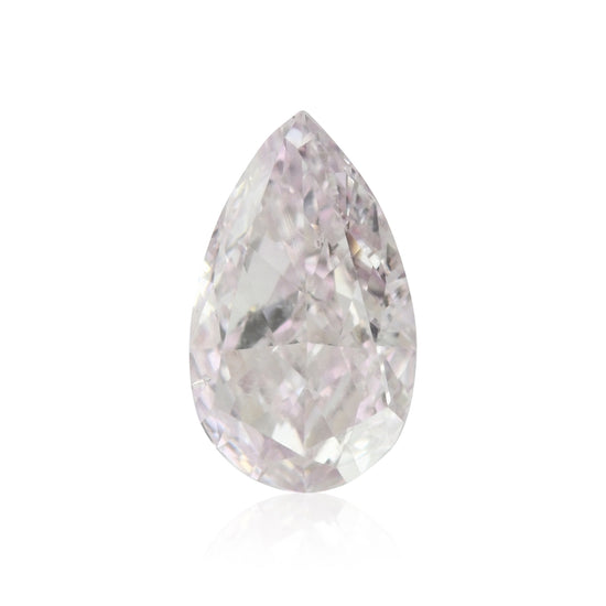 0.54 Carat Fancy Light Purplish Pink Pear Diamond SI2 GIA