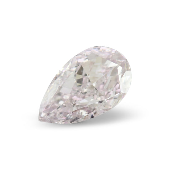 0.54 Carat Fancy Light Purplish Pink Pear Diamond SI2 GIA