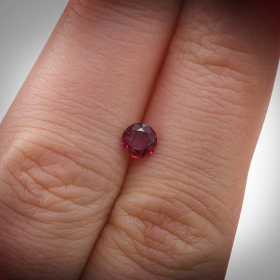 0.54 Carat Red MOZAMBIQUE Round Ruby