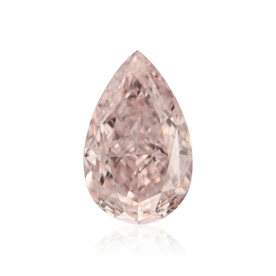 0.55 Carat Fancy Light Pink Pear Diamond IF GIA