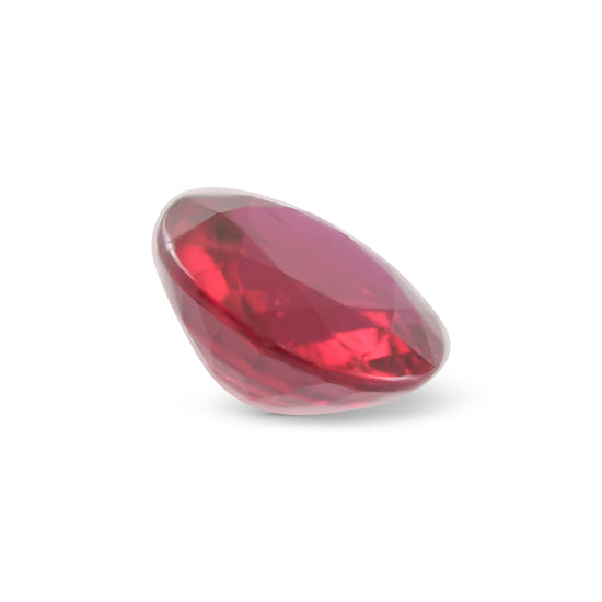 0.56 Carat Red MOZAMBIQUE Round Ruby
