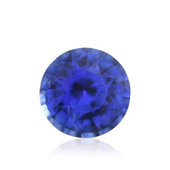 0.56 Carat Blue SRI LANKAN Round Sapphire