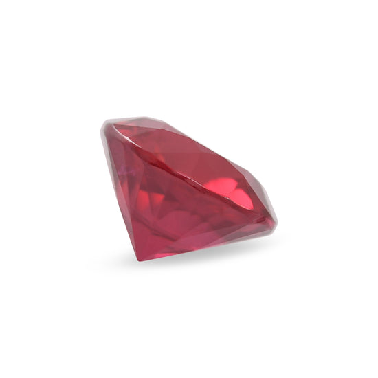 0.58 Carat Red MOZAMBIQUE Round Ruby