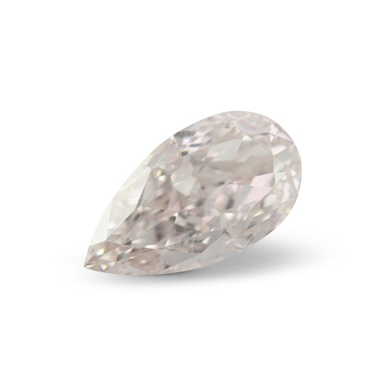 0.59 Carat Light Pink Pear Diamond VS1 GIA