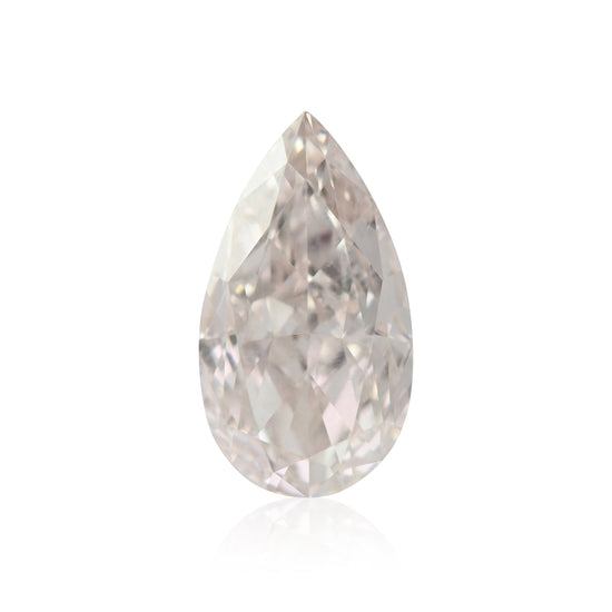 0.59 Carat Light Pink Pear Diamond VS1 GIA