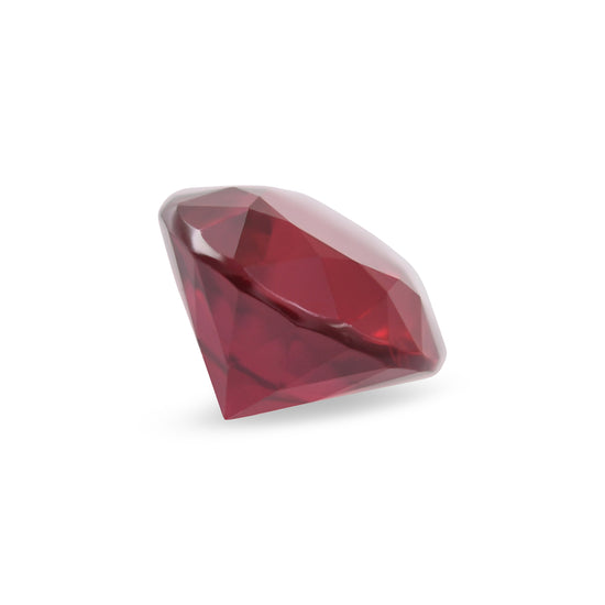0.59 Carat Red MOZAMBIQUE Round Ruby