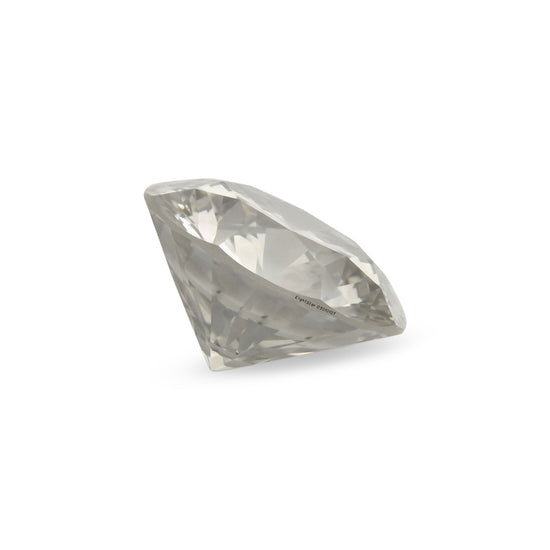0.60 Carat Fancy Light Gray Round Diamond SI1 GIA