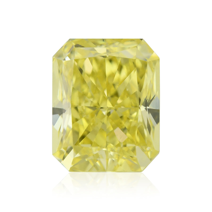 Diamante Radiant GIA VS1 giallo intenso elegante da 0,60 carati