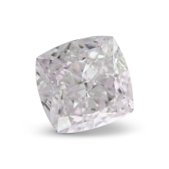 0.60 Carat Light Pink Cushion Diamond VS2 GIA