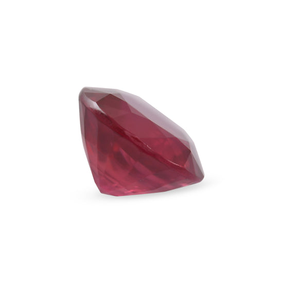 0.60 Carat Red MOZAMBIQUE Round Ruby