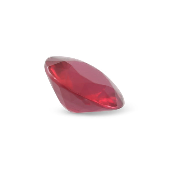 0.60 Carat Red MOZAMBIQUE Round Ruby