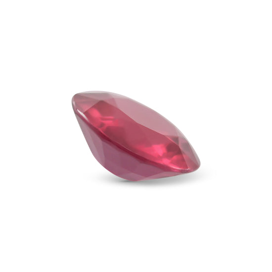 0.60 Carat Red MOZAMBIQUE Round Ruby