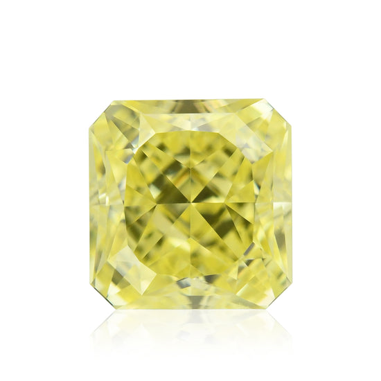 Diamante GIA Radiant Fancy Intense Yellow 0.62 carati VVS2