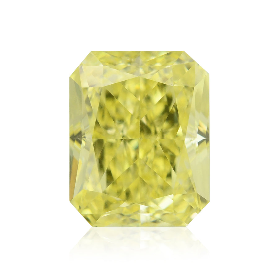 Diamante Giallo Intenso Fancy Taglio Radiant 0,63 Carati VS2 GIA