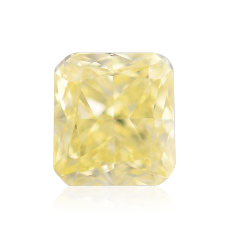 ألماسة كوشن صفراء فاخرة 0.64 قيراط SI1 GIA