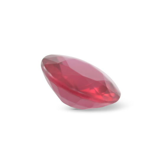 0.64 Carat Red MOZAMBIQUE Round Ruby