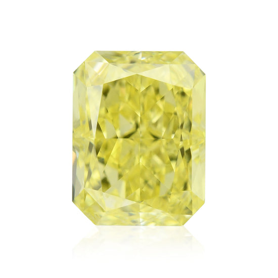 0,65 Karat Fancy Intense Yellow Radiant Diamant VVS2 GIA