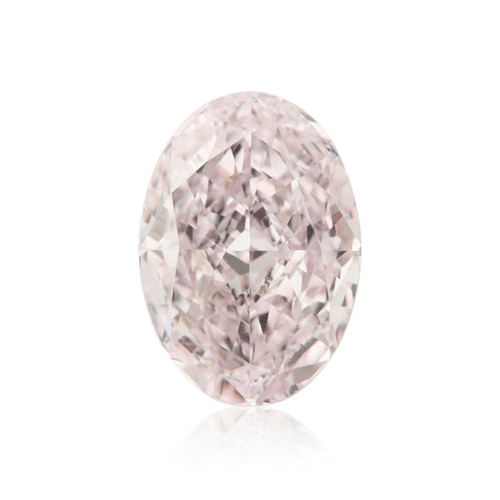 0.65 Carat Light Pink Oval Diamond VS2 GIA