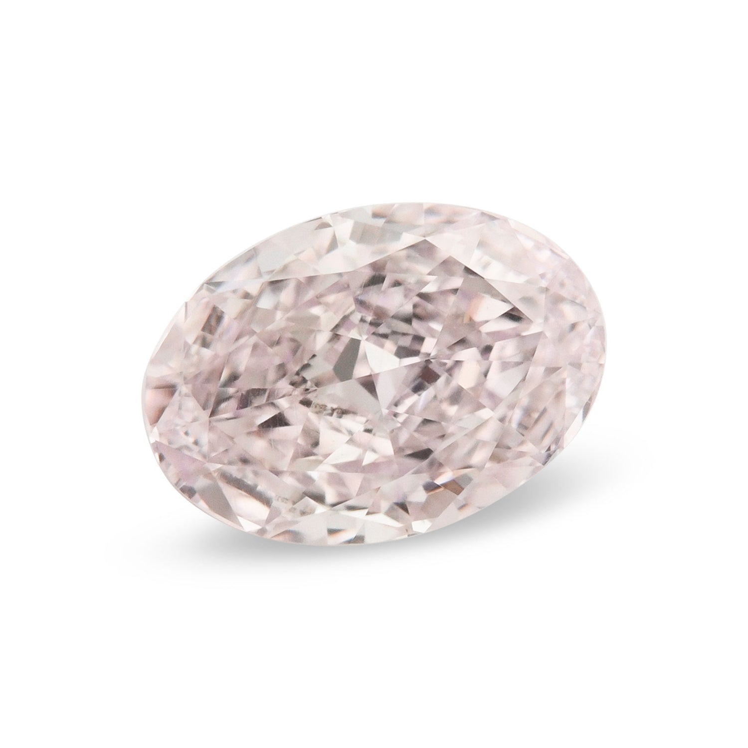 0.65 Carat Light Pink Oval Diamond VS2 GIA