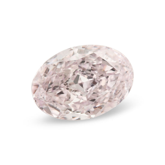 0.65 Carat Light Pink Oval Diamond VS2 GIA