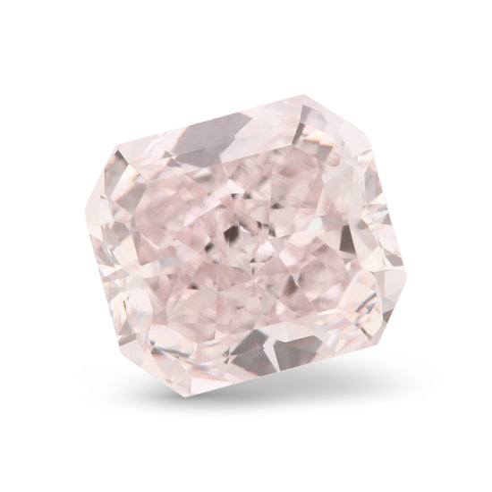0.65 Carat Very Light Pink Radiant Diamond VS1 GIA