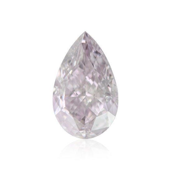 0.65 Carat Fancy Light Purplish Pink Pear Diamond VS1 GIA