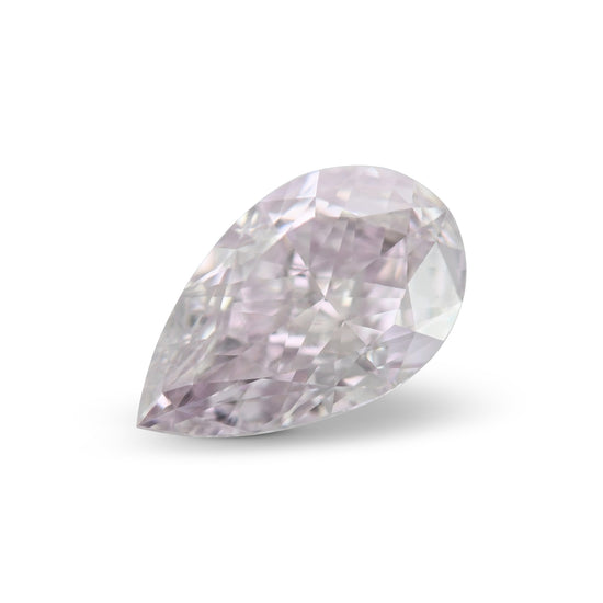 0.65 Carat Fancy Light Purplish Pink Pear Diamond VS1 GIA