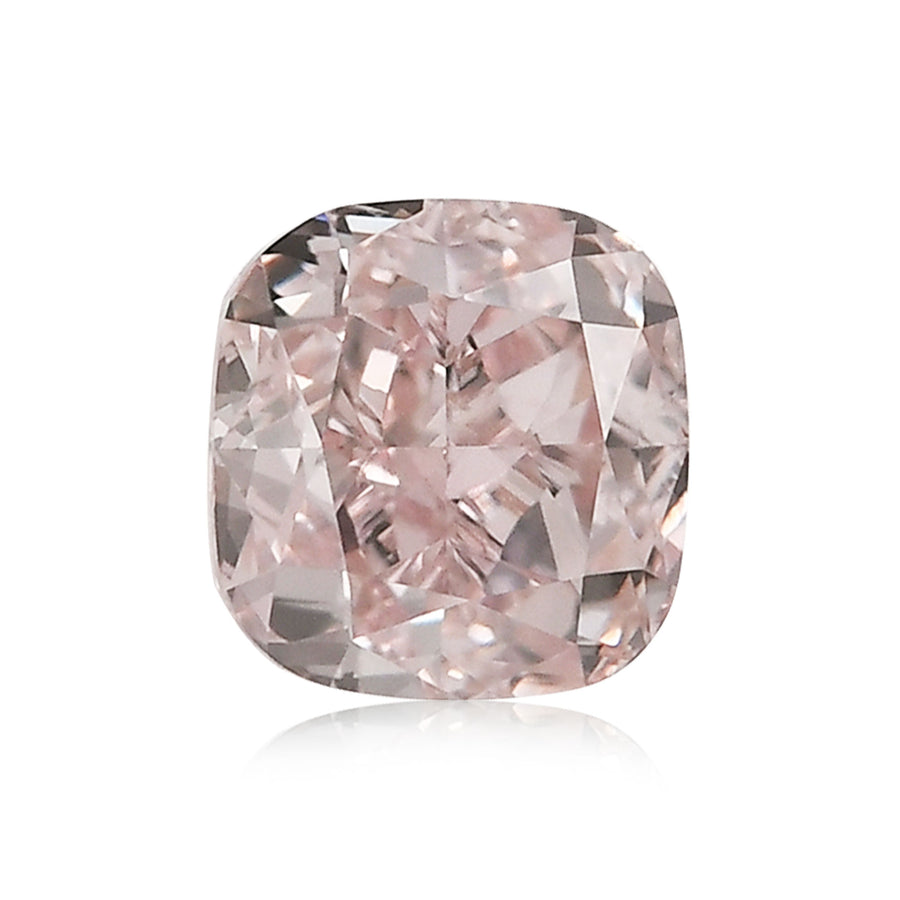 0.66 Carat Fancy Light Pink Cushion Diamond VS2 GIA