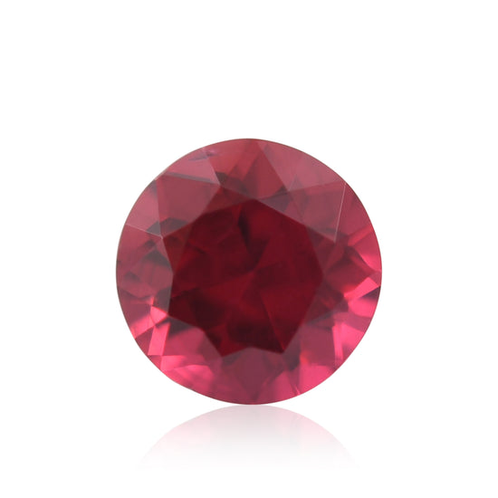 Rubino rotondo rosso MOZAMBICO da 0,66 carati