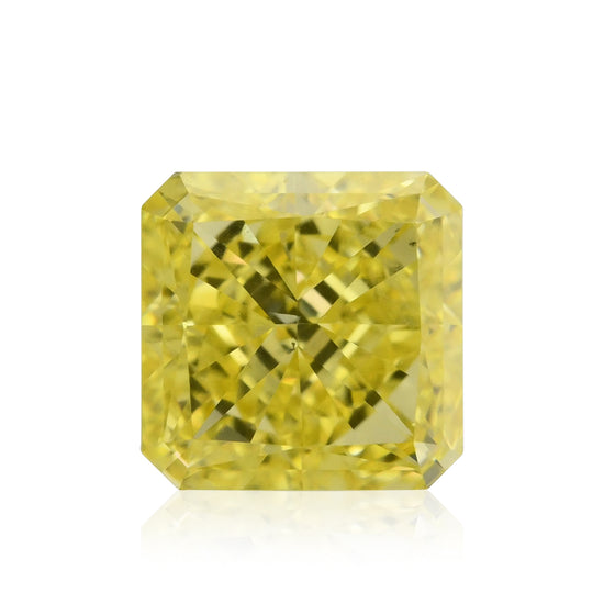 0,67 Karat Fancy Intense Yellow Radiant Diamant VS2 GIA