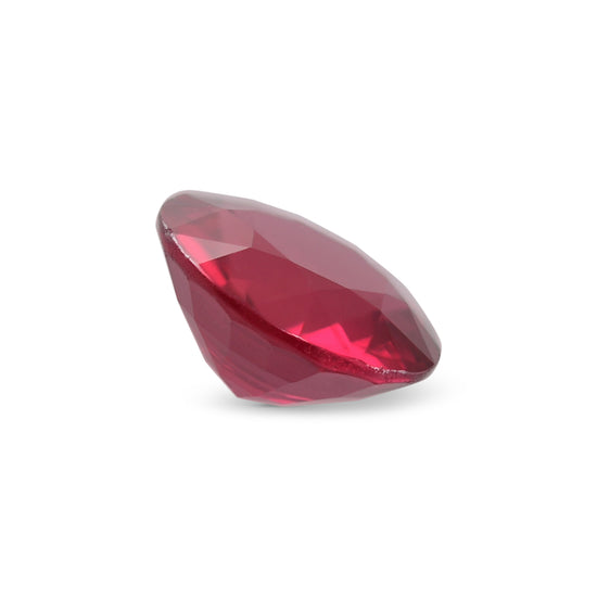 0.67 Carat Red MOZAMBIQUE Round Ruby