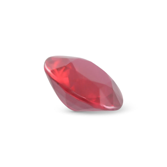 0.67 Carat Red MOZAMBIQUE Round Ruby