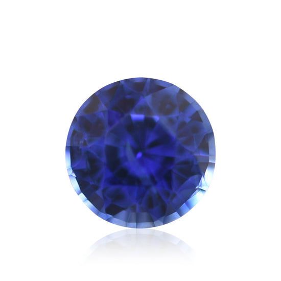 0.67 Carat Blue SRI LANKAN Round Sapphire