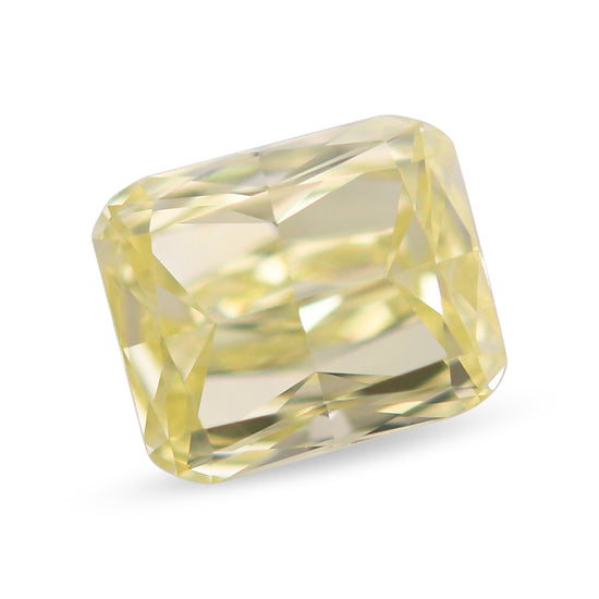 0.68 Carat Fancy Yellow Cushion Diamond VVS2 GIA