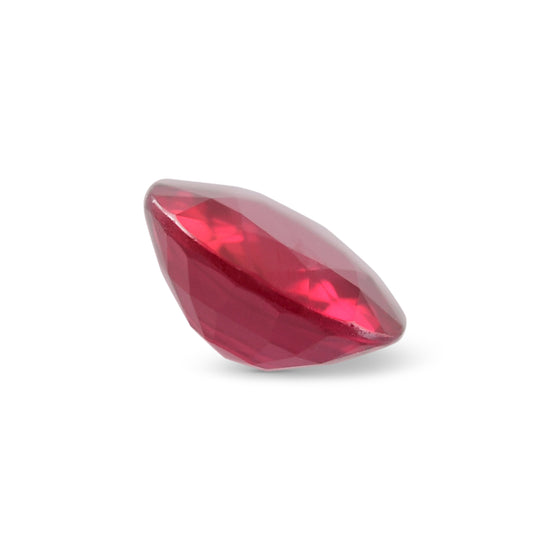 0.68 Carat Red MOZAMBIQUE Round Ruby