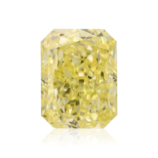 0,69 Karat Fancy Yellow Radiant Diamant VS1 GIA