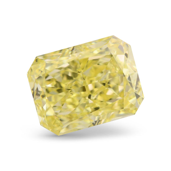 0,69 Karat Fancy Yellow Radiant Diamant VS1 GIA