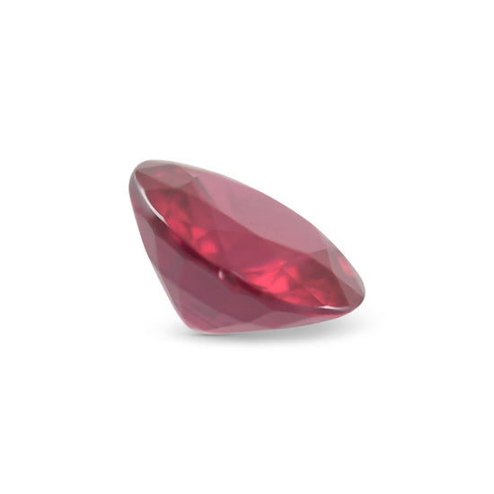 0.69 Carat Red MOZAMBIQUE Round Ruby