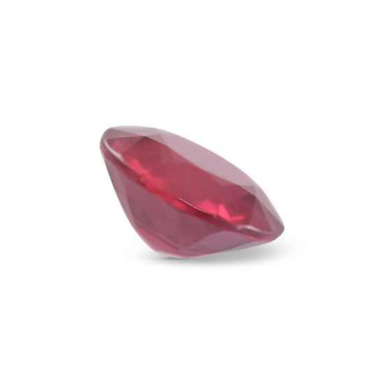 0.53 Carat Red MOZAMBIQUE Round Ruby