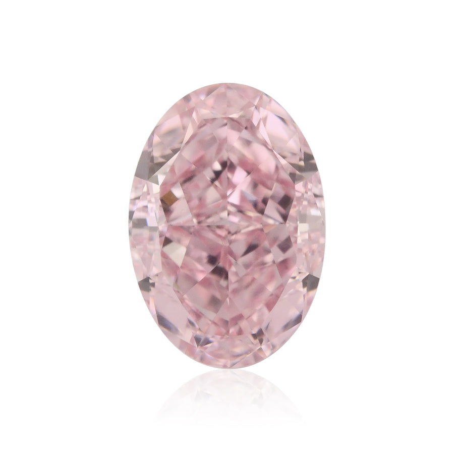 0,70 Karat Fancy Intense Pink ovaler Diamant VS1 GIA