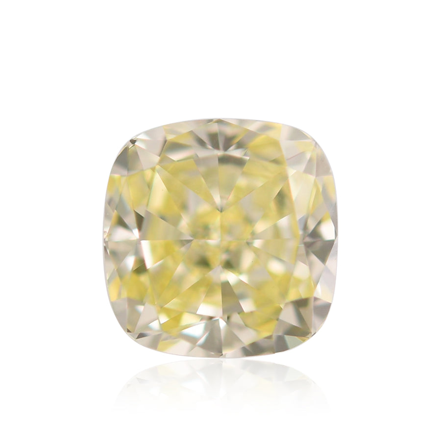 Diamante Cuscino Fancy Light Yellow 0.71 Carati VS2 GIA