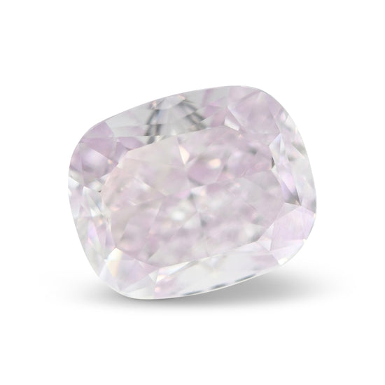 0.71 Carat Fancy Pinkish Purple Cushion Diamond VS2 GIA