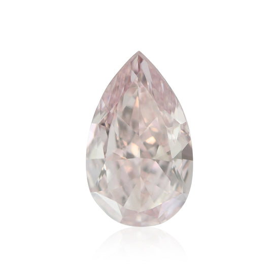 0.71 Carat Fancy Pink Pear Diamond VS2 GIA