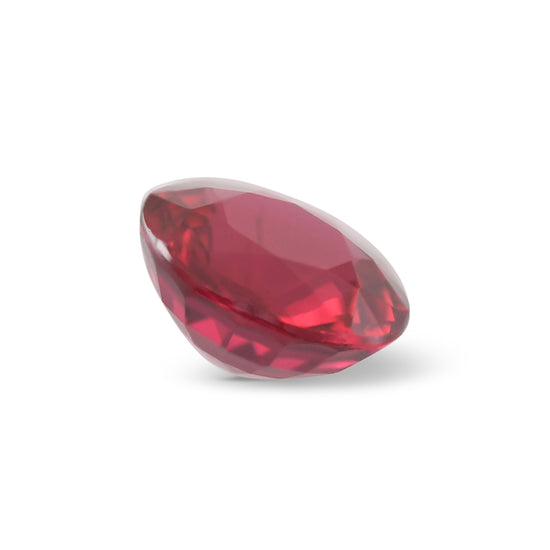 0.72 Carat Red MOZAMBIQUE Round Ruby