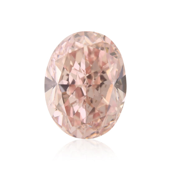 Diamante ovale Fancy Orangy Pink, carati 0,74, VS2 GIA