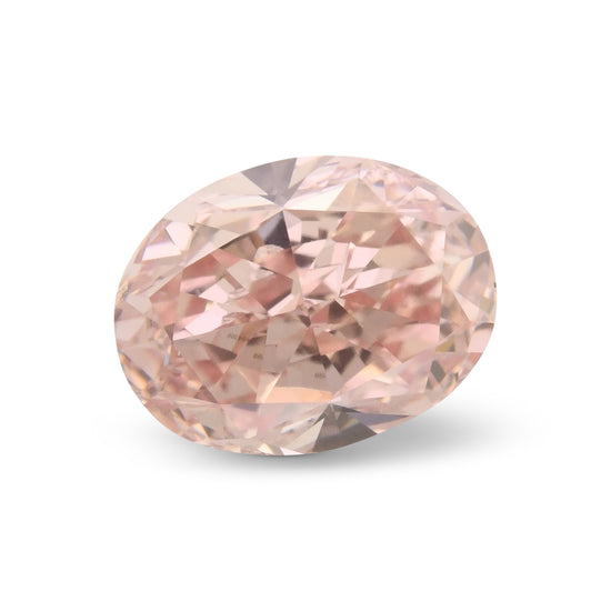 Diamante ovale Fancy Orangy Pink, carati 0,74, VS2 GIA