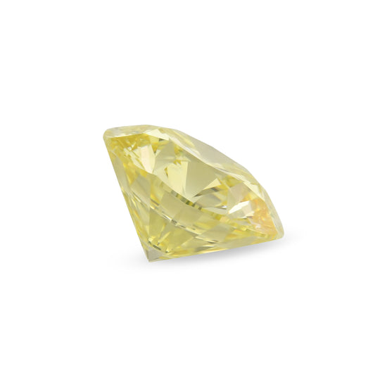 0.75 Carat Fancy Yellow Round Diamond IF GIA