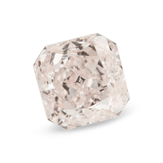 0.76 Carat Very Light Pink Radiant Diamond VS2 GIA