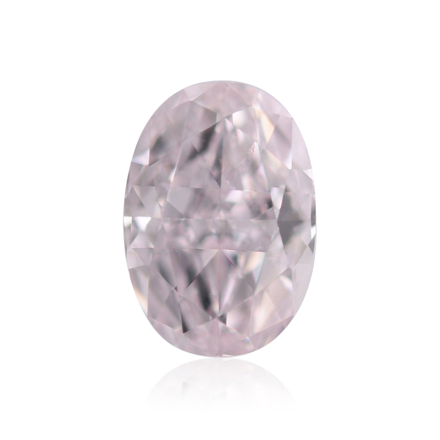 0.77 Carat Fancy Light Purplish Pink Oval Diamond VVS2 GIA