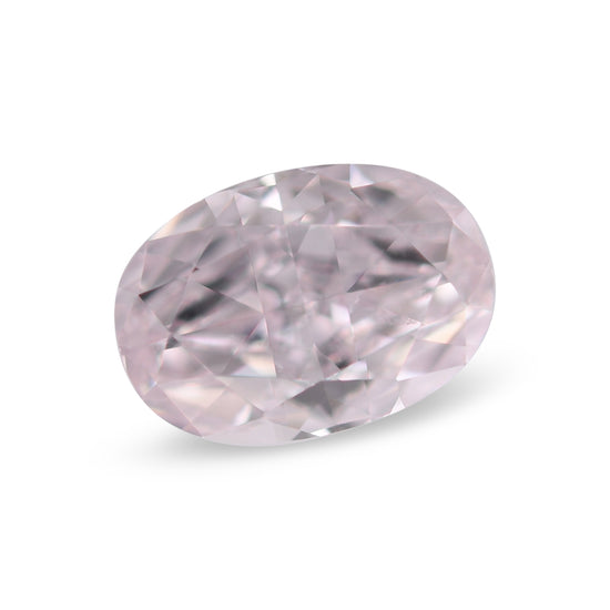 0.77 Carat Fancy Light Purplish Pink Oval Diamond VVS2 GIA